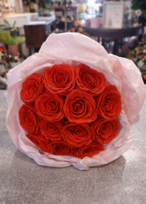Saint-Valentin - Bouquet de Roses Rouges – Passion Intense