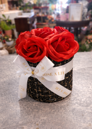 Saint-Valentin - Coffret de Roses Éternelles – Rouge Passion